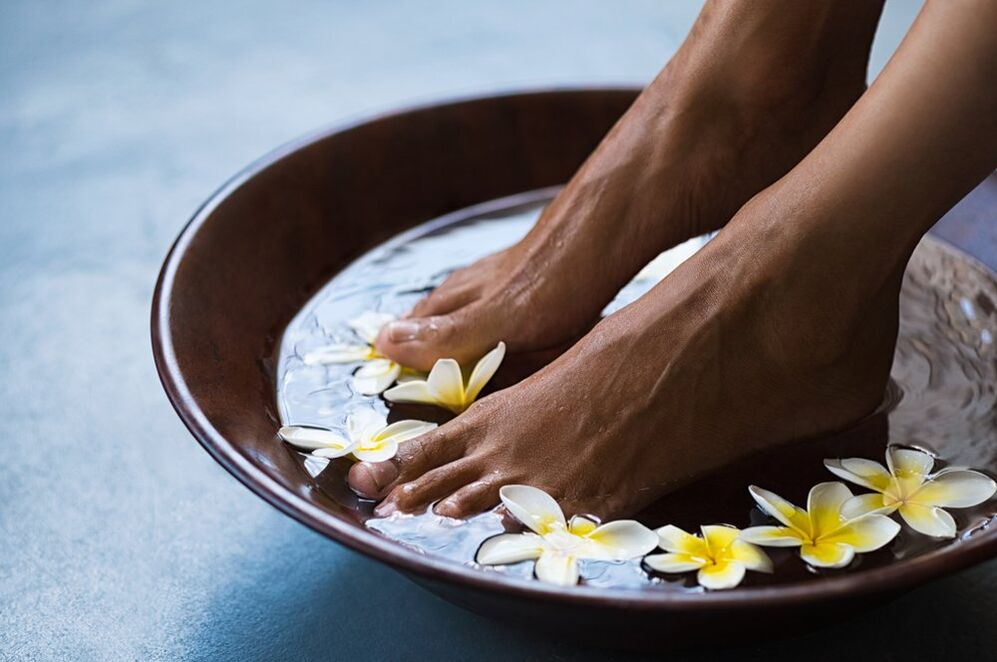 banho de pés para varizes